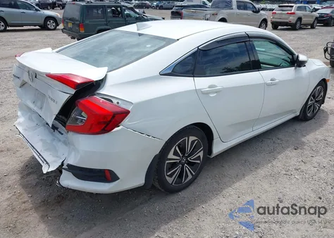 2017 Honda Civic Ex-L z USA, uszkodzony, nr VIN 2HGFC1F77HH646110